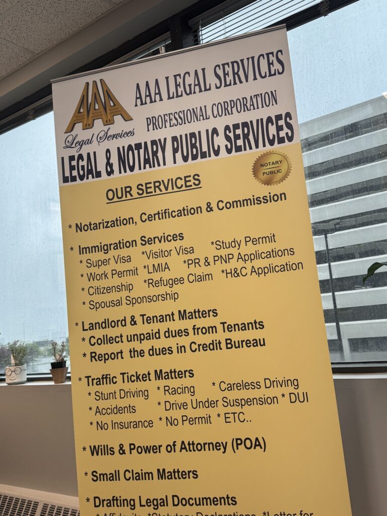 AAA LEGAL SERVICES - photo by Rajveer kaur via Google