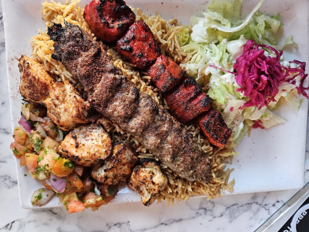 NAAN KABOB - photo by Cynthia Moulton via Google