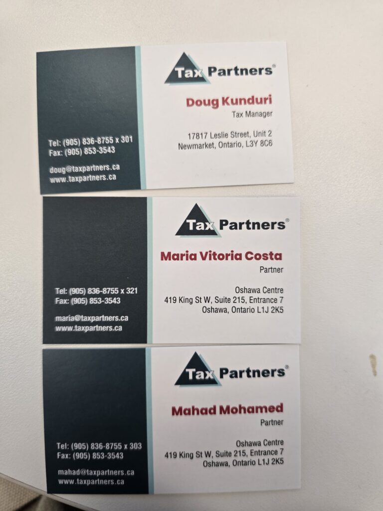 Tax Partners Oshawa - photo by Julia Abutan via Google